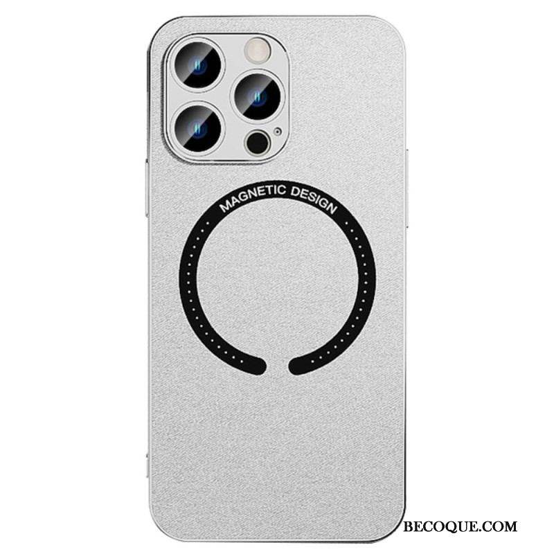 Coque iPhone 14 Pro Simili Cuir Compatible Magsafe