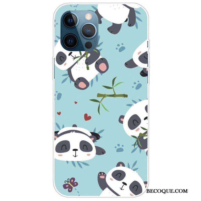 Coque iPhone 14 Pro Tas de Pandas