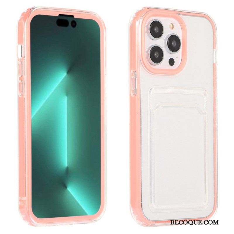 Coque iPhone 14 Pro Transparente Porte-Carte