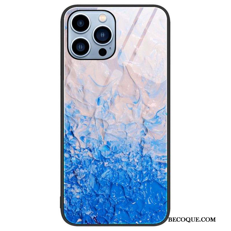 Coque iPhone 14 Pro Verre Trempé Marble Colors