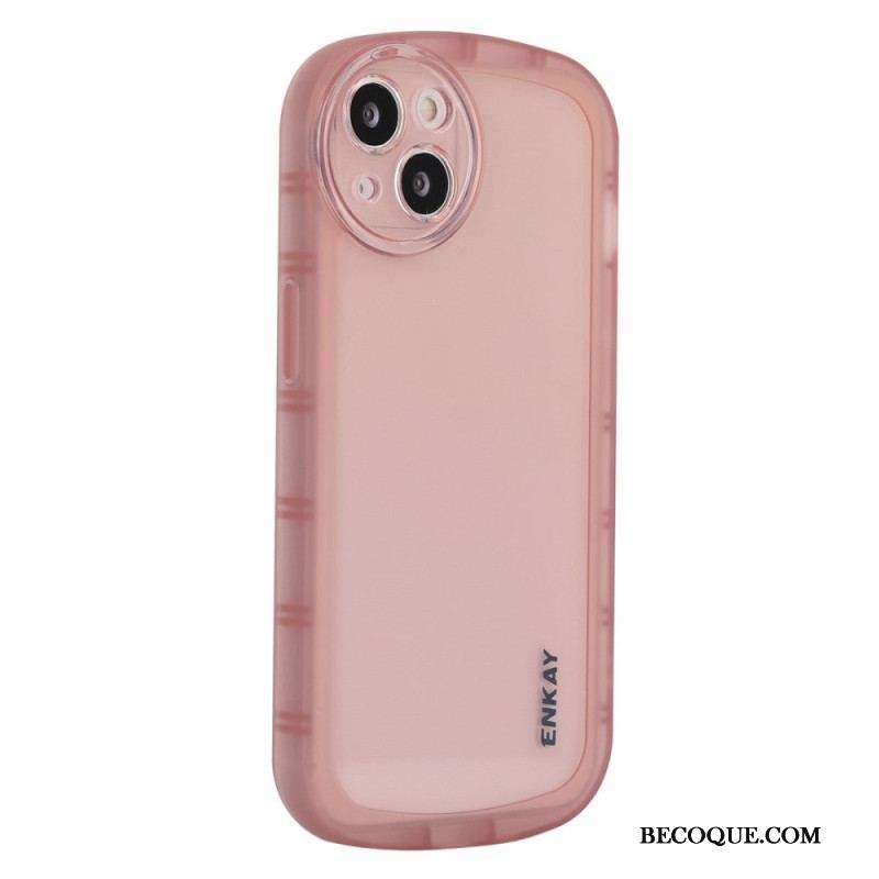 Coque iPhone 14 Silicone Mat Enkay