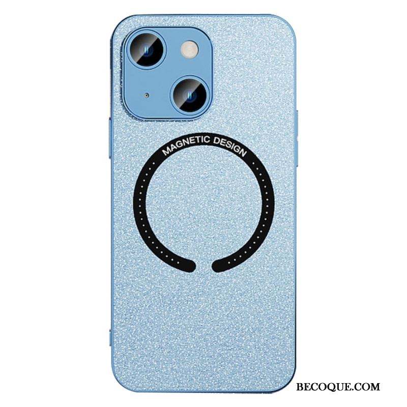 Coque iPhone 14 Simili Cuir Compatible Magsafe