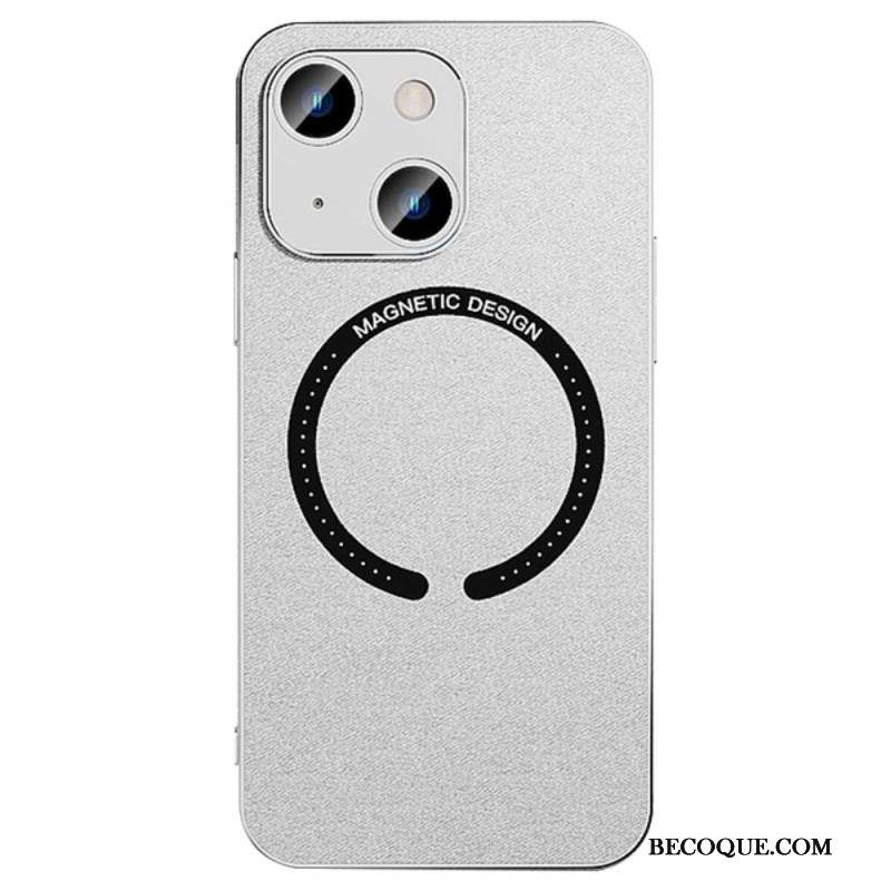 Coque iPhone 14 Simili Cuir Compatible Magsafe