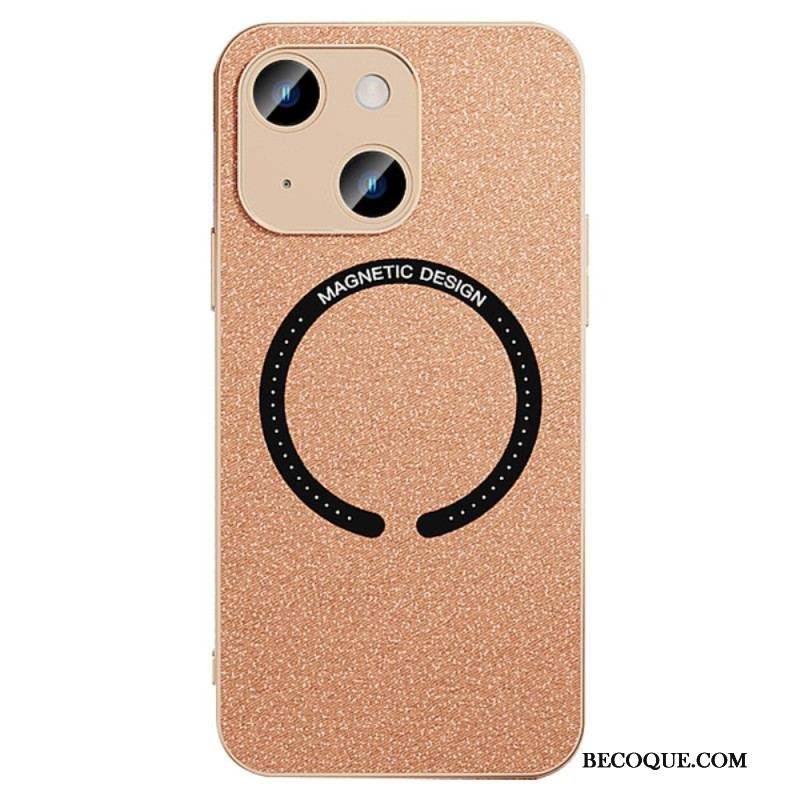 Coque iPhone 14 Simili Cuir Compatible Magsafe