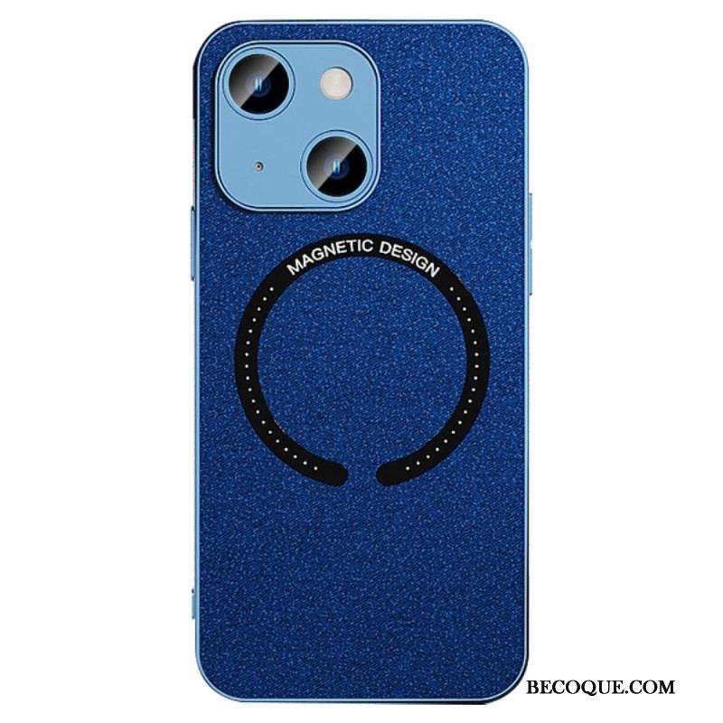 Coque iPhone 14 Simili Cuir Compatible Magsafe