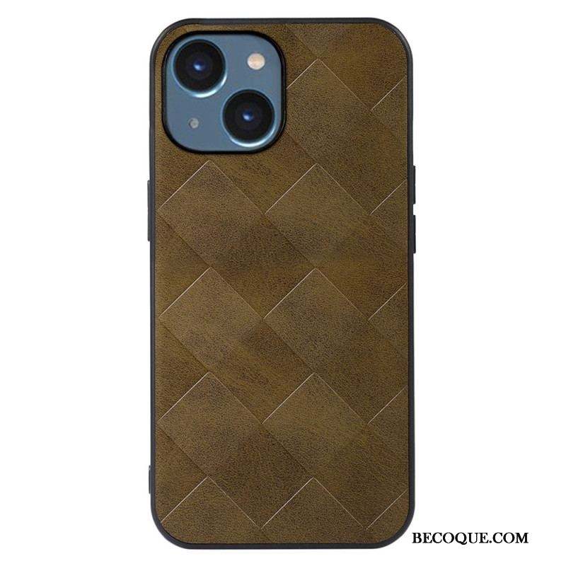 Coque iPhone 14 Texture Tissée