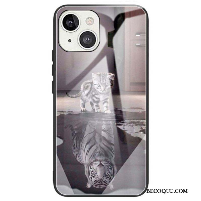 Coque iPhone 14 Verre Trempé Rêve de Chaton