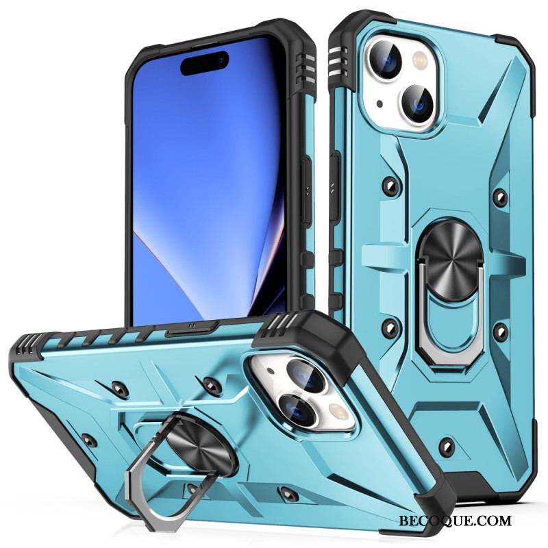 Coque iPhone 15 Plus Anneau-Support Magnétique