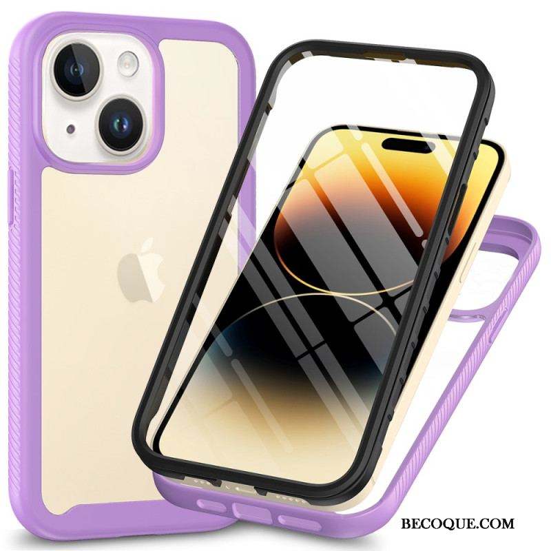 Coque iPhone 15 Plus Transparente avec Film pour Écran