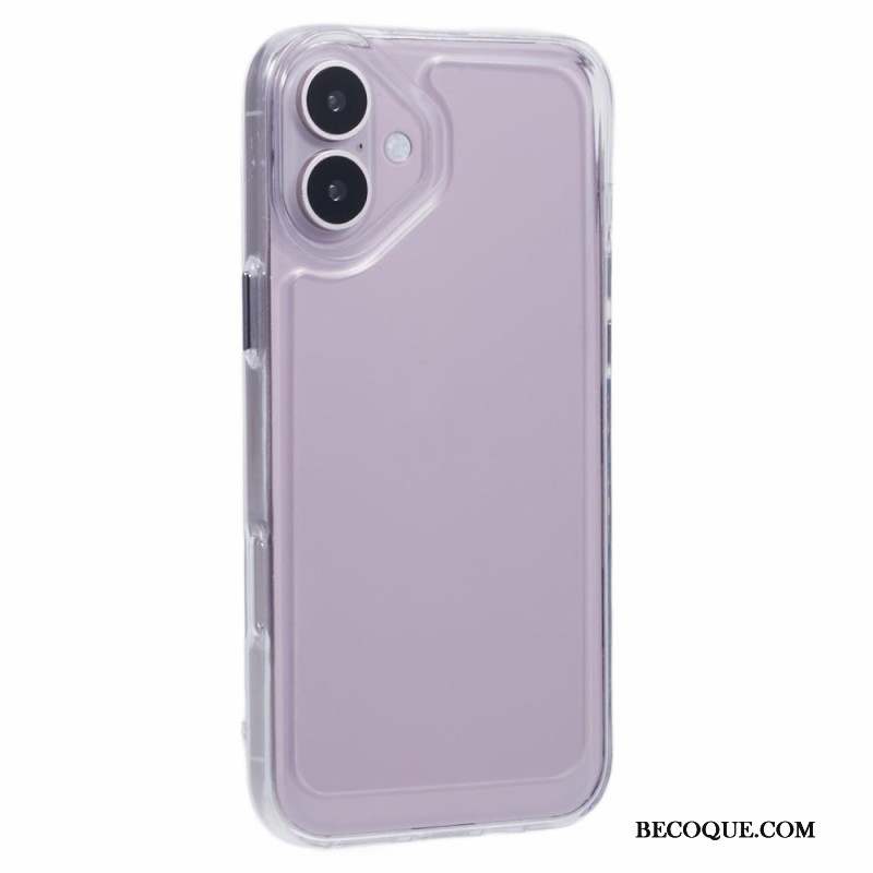 Coque iPhone 16 Hybride Transparente