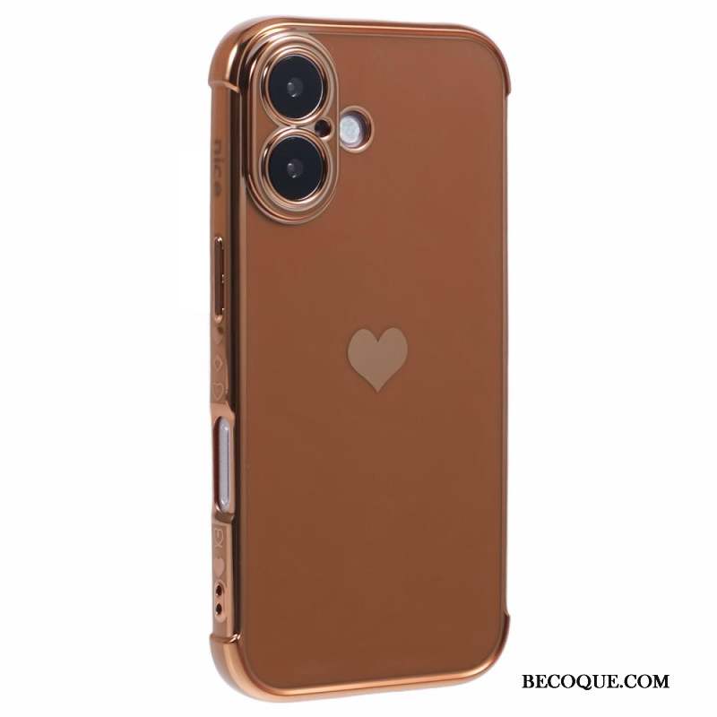 Coque iPhone 16 Motif Coeur