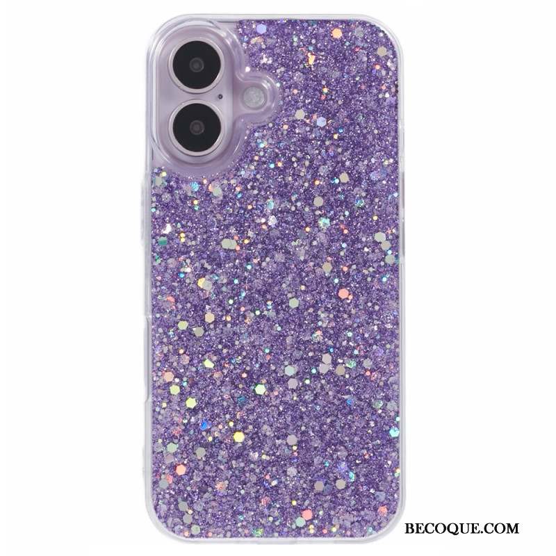 Coque iPhone 16 Paillettes