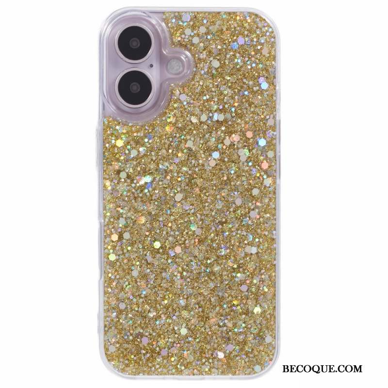 Coque iPhone 16 Paillettes