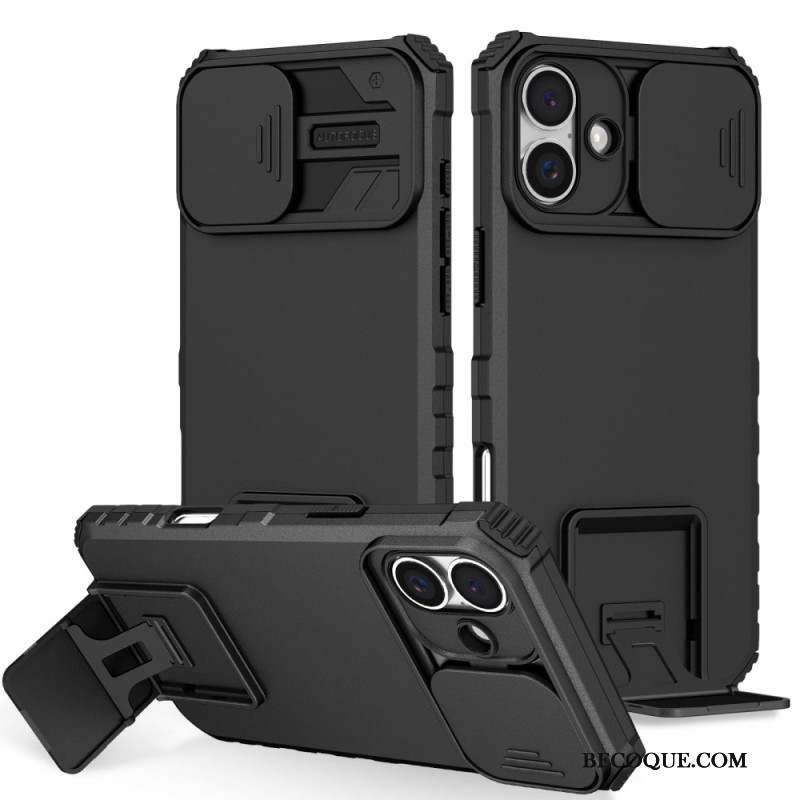 Coque iPhone 16 Plus Curseur de Caméra et Support