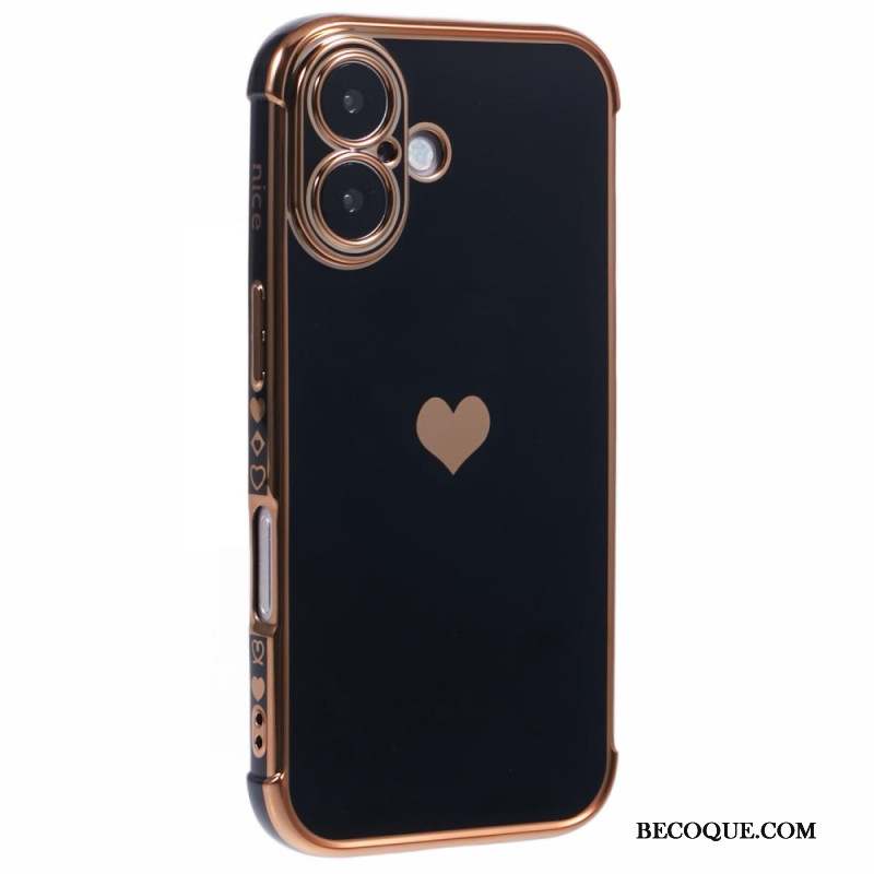 Coque iPhone 16 Plus Cœur