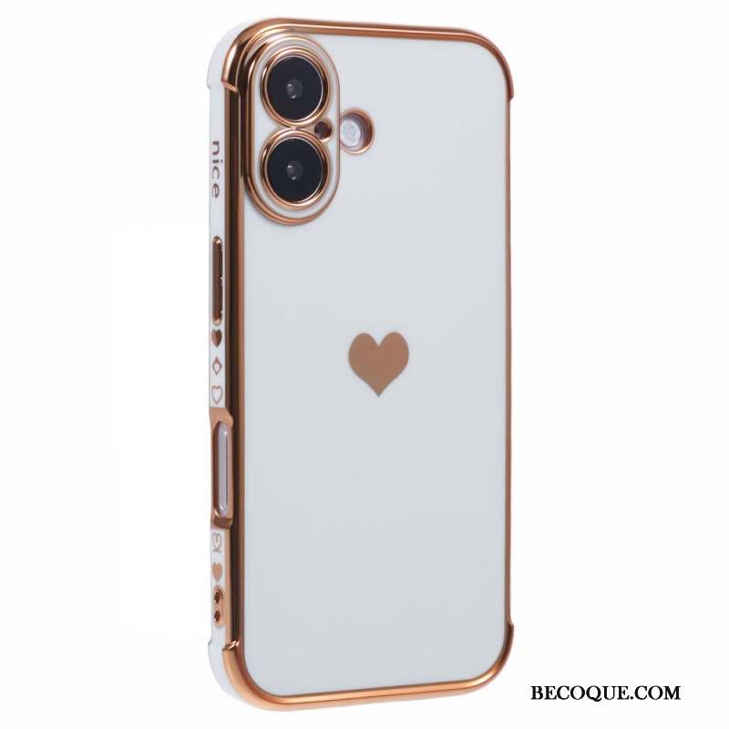 Coque iPhone 16 Plus Cœur