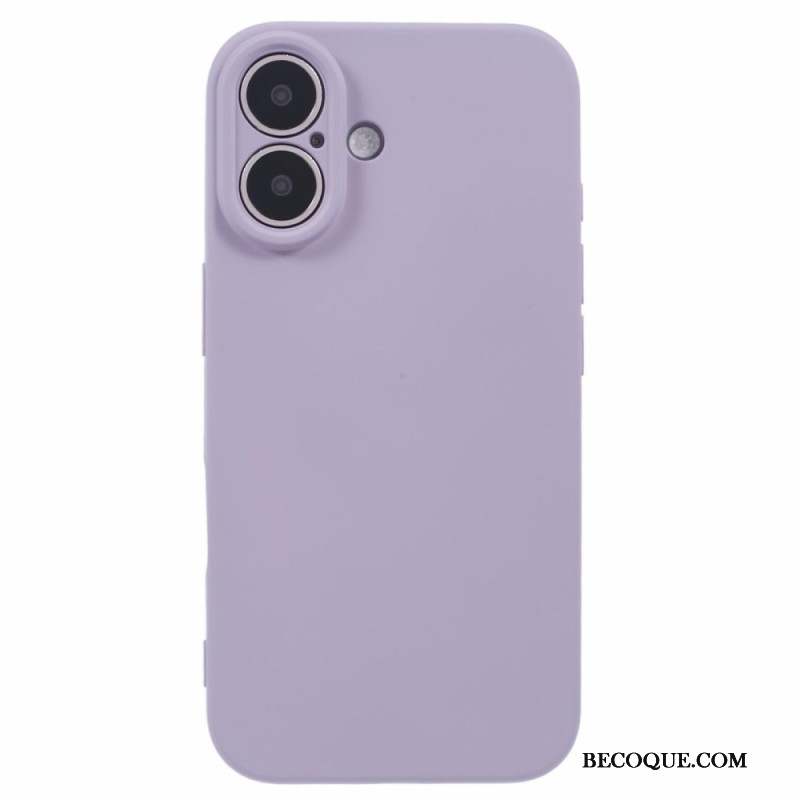 Coque iPhone 16 Plus Silicone Doublure Fibre