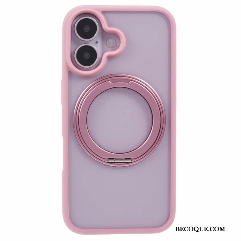 Coque iPhone 16 Plus Support Rotatif Compatible MagSafe