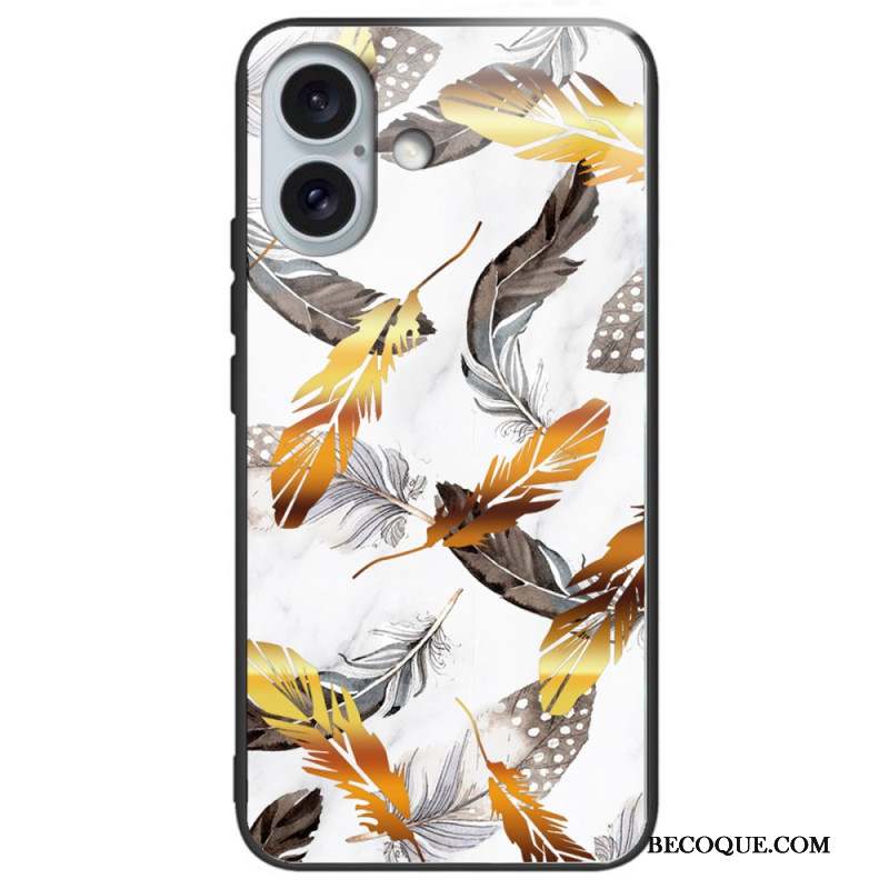 Coque iPhone 16 Plus Verre Trempé Différents Motifs