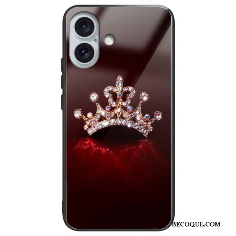 Coque iPhone 16 Plus Verre Trempé Différents Motifs