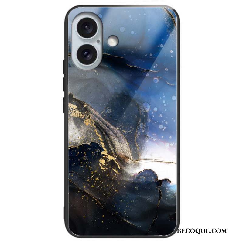 Coque iPhone 16 Plus Verre Trempé Différents Motifs