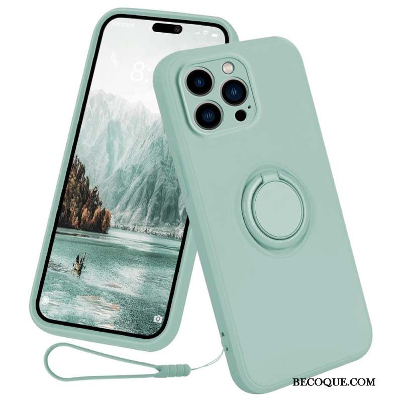 Coque iPhone 16 Pro Anneau-Support et Lanière