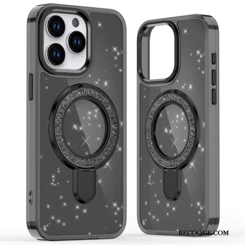 Coque iPhone 16 Pro Design Pailleté Compatible MagSafe