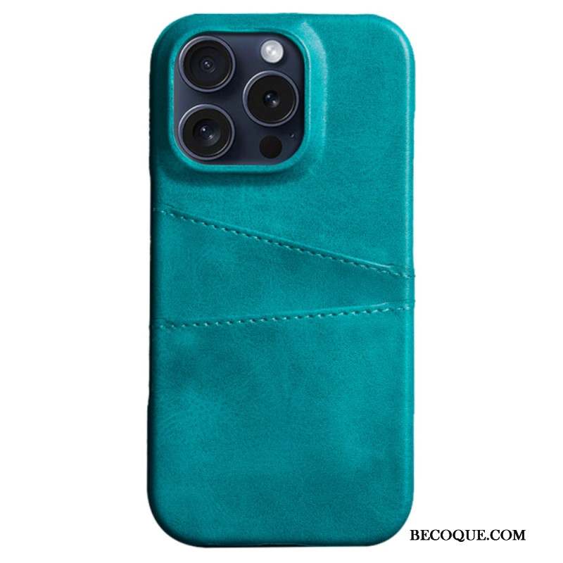 Coque iPhone 16 Pro Double Porte-Cartes