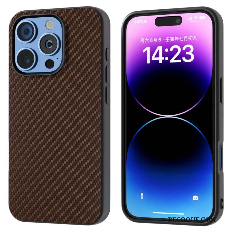 Coque iPhone 16 Pro Fibre Carbone ABEEL