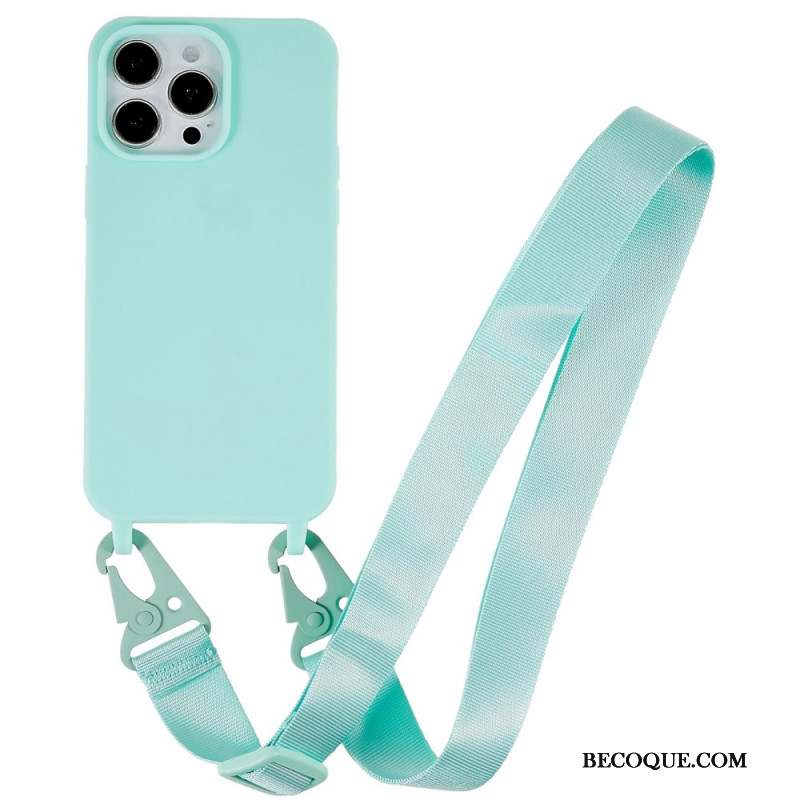 Coque iPhone 16 Pro Lanière Ajustable