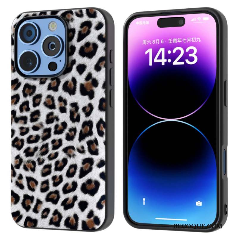 Coque iPhone 16 Pro Léopard ABEEL