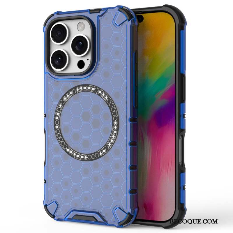 Coque iPhone 16 Pro Magnétique Nid d'Abeille