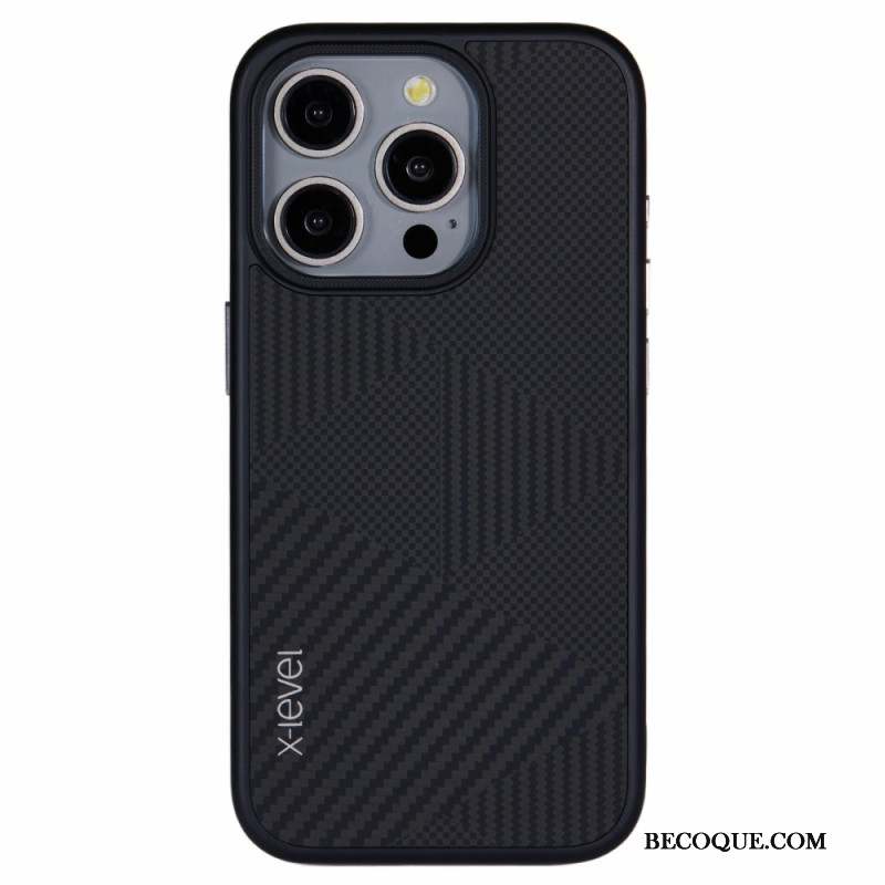 Coque iPhone 16 Pro Max Fibre Carbone X-LEVEL