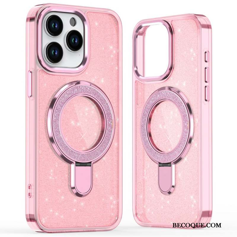 Coque iPhone 16 Pro Max Hybride aPaillettes