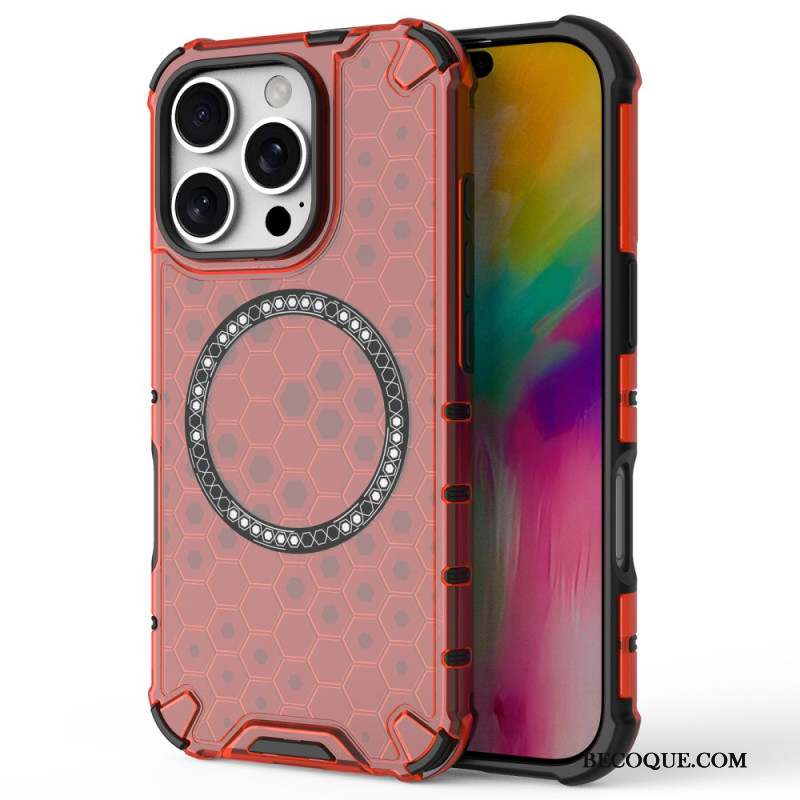 Coque iPhone 16 Pro Max Magnétique Nid d'Abeille