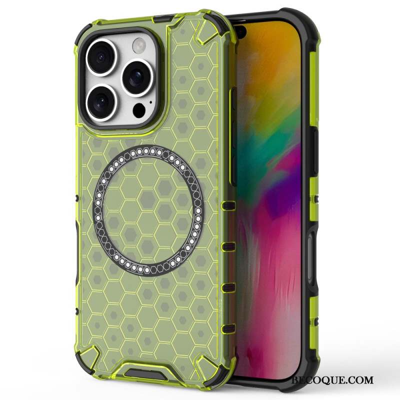 Coque iPhone 16 Pro Max Magnétique Nid d'Abeille