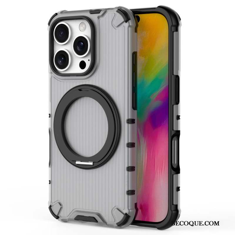 Coque iPhone 16 Pro Max Magnétique Support Rotatif