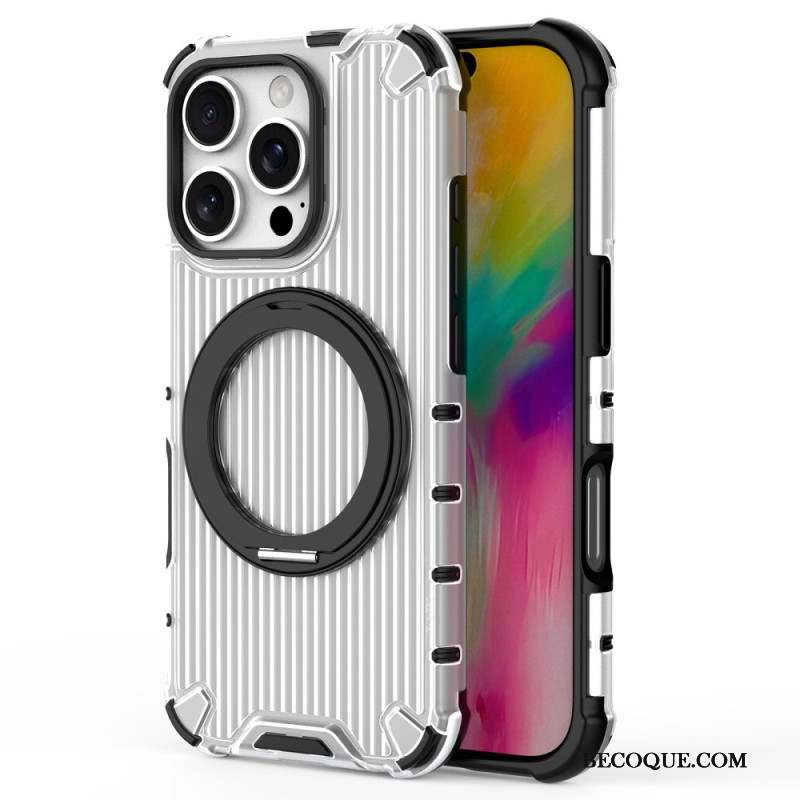 Coque iPhone 16 Pro Max Magnétique Support Rotatif