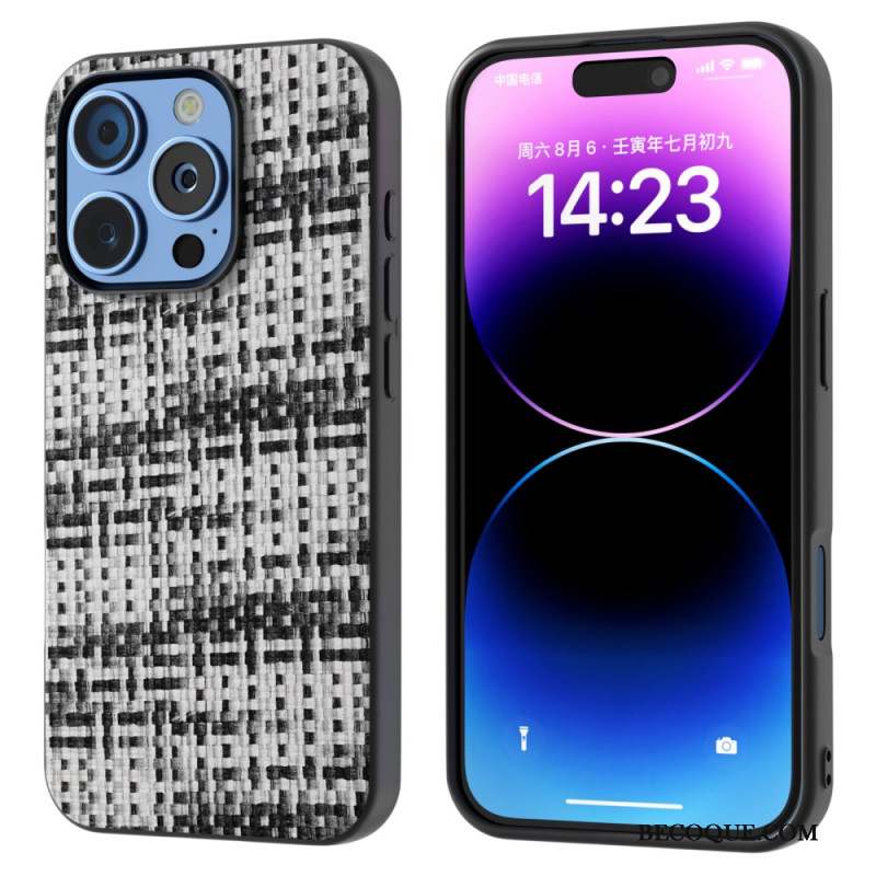 Coque iPhone 16 Pro Max Texture Plaid