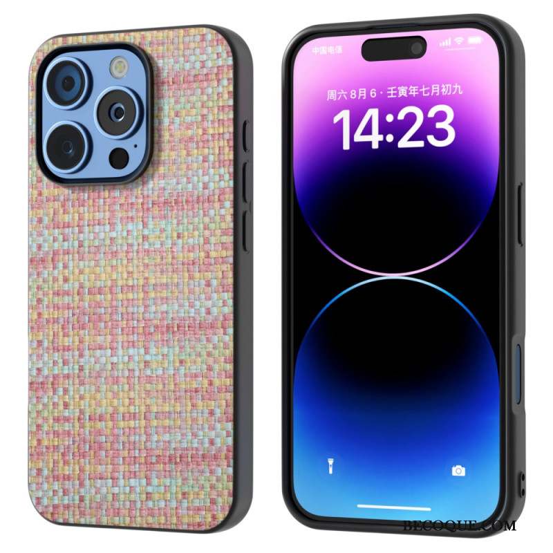 Coque iPhone 16 Pro Max Texture Plaid