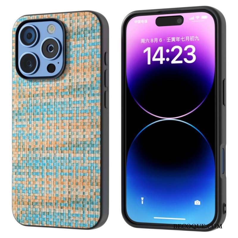 Coque iPhone 16 Pro Max Texture Plaid