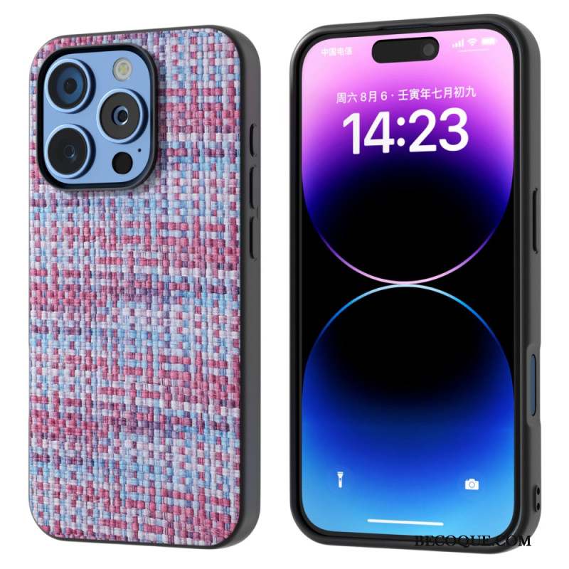 Coque iPhone 16 Pro Max Texture Plaid