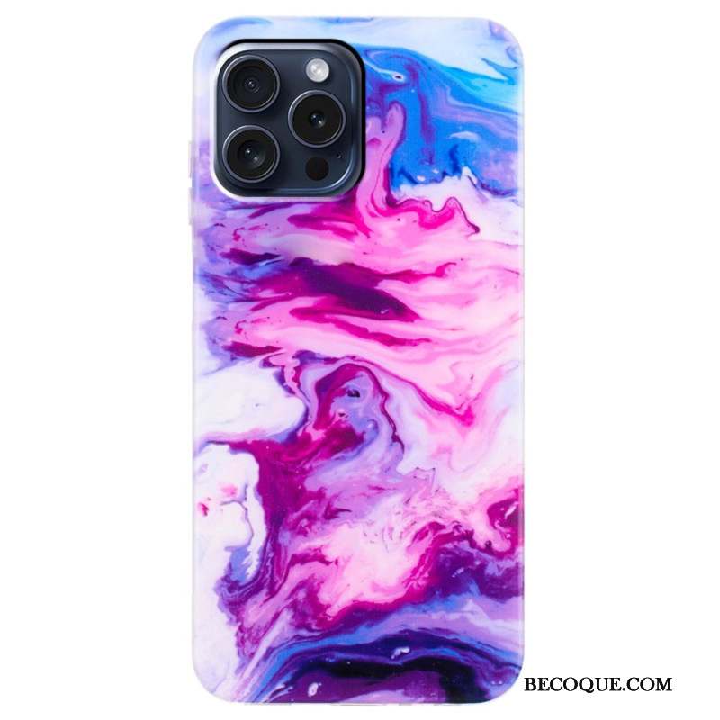 Coque iPhone 16 Pro Motif Marbré