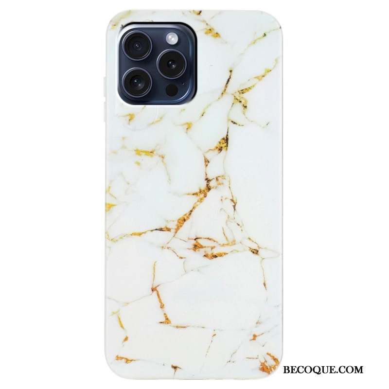 Coque iPhone 16 Pro Motif Marbré