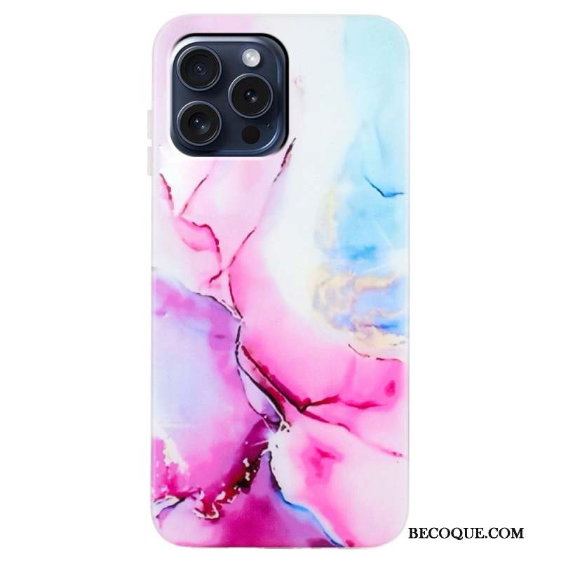 Coque iPhone 16 Pro Motif Marbré