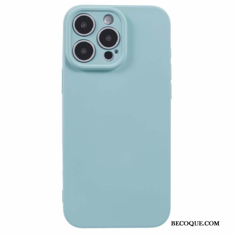 Coque iPhone 16 Pro Silicone avec Doublure en Fibre