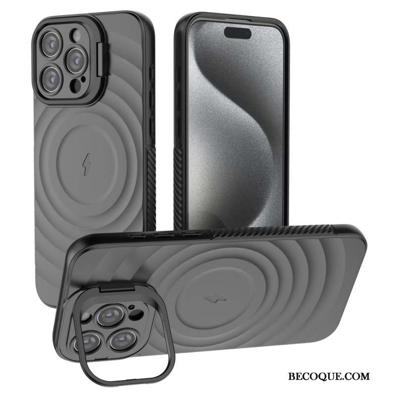 Coque iPhone 16 Pro Texture Ondulée Magnétique