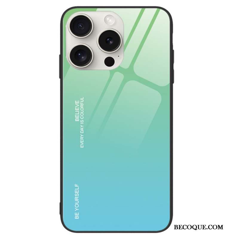 Coque iPhone 16 Pro Verre Trempé Be Yourself