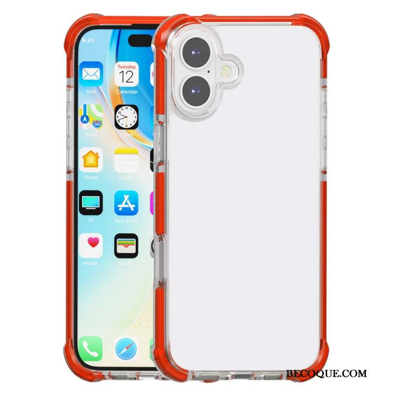 Coque iPhone 16 Rebords Colorés