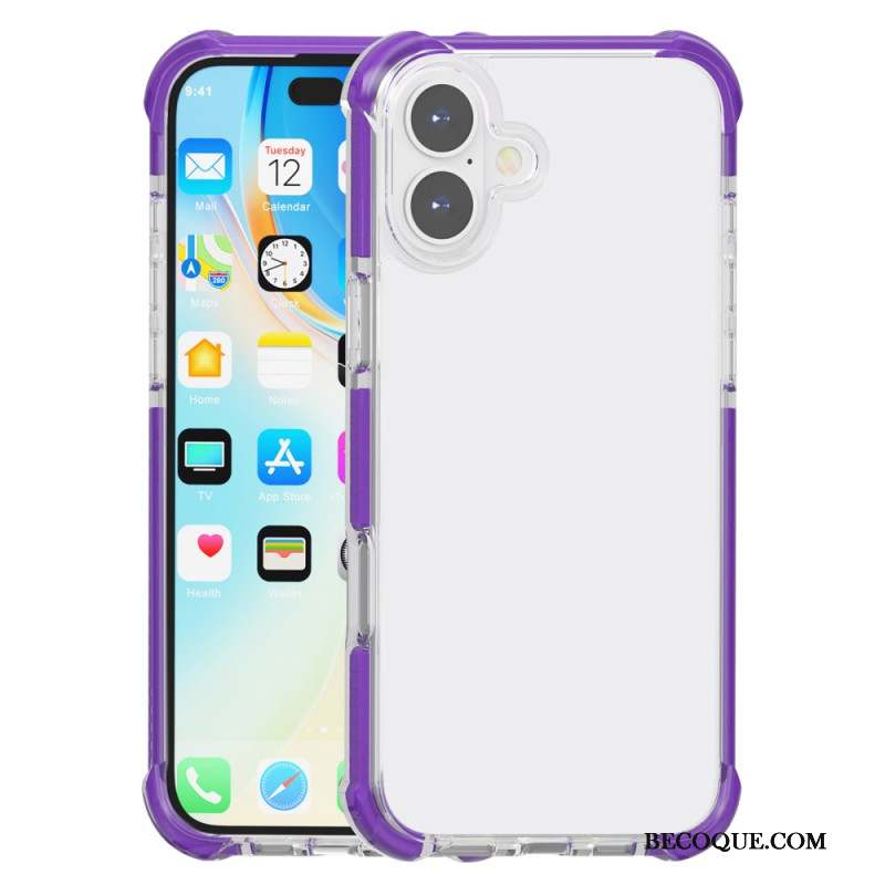 Coque iPhone 16 Rebords Colorés